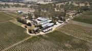 Bests Wines Aerial concongella Vineyard Historical painted roof by Marcus Thomson 2022 v2